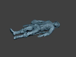 german soldier ww2 killed g6 3D Print Model