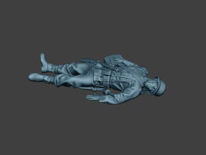 german soldier ww2 killed g6 3D Print Model