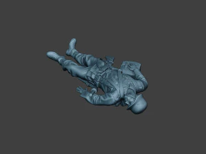 german soldier ww2 killed g6 3D Print Model