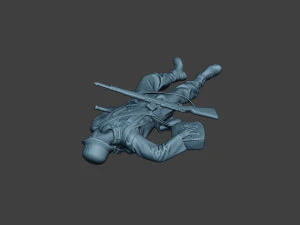 german soldier ww2 killed g6 3D Print Model