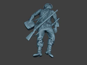 german soldier ww2 killed g6 3D Print Model