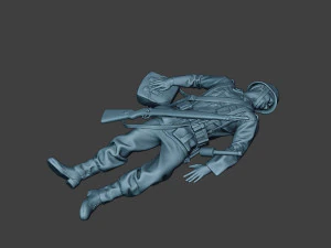 german soldier ww2 killed g6 3D Print Model