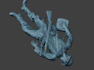 german soldier ww2 killed g6 3D Print Model