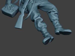 german soldier ww2 killed g6 3D Print Model