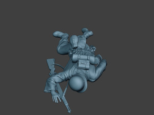 german soldier ww2 killed2 g6 Model do druku 3D
