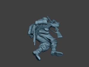 german soldier ww2 killed2 g6 Model do druku 3D