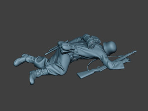 german soldier ww2 killed2 g6 Model do druku 3D