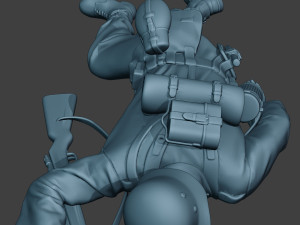 german soldier ww2 killed2 g6 Model do druku 3D