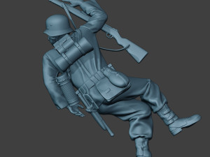 german soldier ww2 killed2 g6 Model do druku 3D