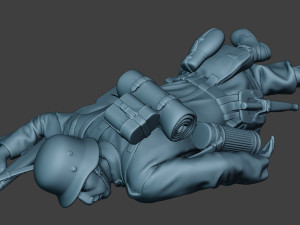 german soldier ww2 killed2 g6 Model do druku 3D