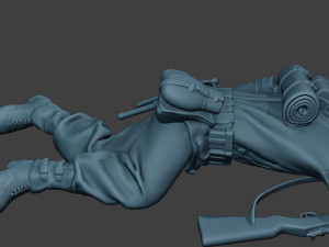 german soldier ww2 killed2 g6 Model do druku 3D