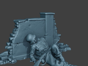 german soldier ww2 killed3 g6 3D-printmodel