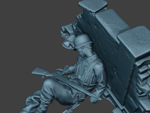 german soldier ww2 killed3 g6 3D-printmodel