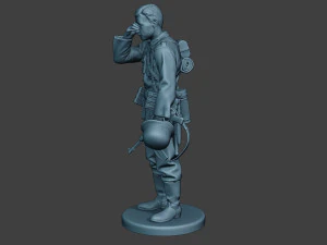 german soldier ww2 crying g6 3D Print Model