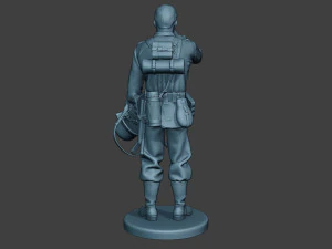 german soldier ww2 crying g6 3D Print Model