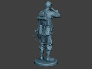 german soldier ww2 crying g6 3D Print Model