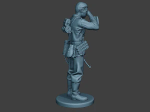 german soldier ww2 crying g6 3D Print Model