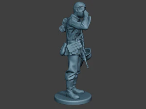german soldier ww2 crying g6 3D Print Model
