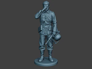 german soldier ww2 crying g6 3D Print Model