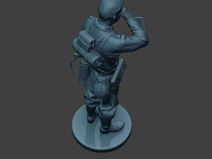 german soldier ww2 crying g6 3D Print Model