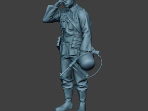 german soldier ww2 crying g6 3D Print Model