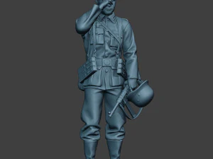 german soldier ww2 crying g6 3D Print Model