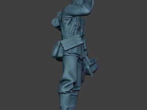 german soldier ww2 crying g6 3Dプリントモデル