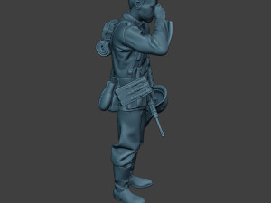 german soldier ww2 crying g6 3Dプリントモデル