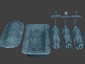 german soldier ww2 tombs and corpses g6 3D Print Model