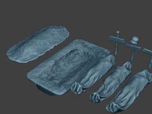 german soldier ww2 tombs and corpses g6 3D Print Model
