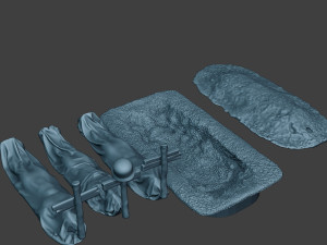 german soldier ww2 tombs and corpses g6 3D Print Model