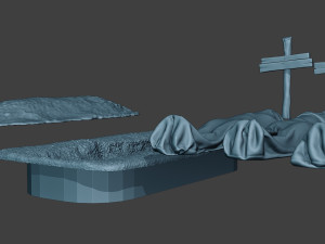 german soldier ww2 tombs and corpses g6 3D Print Model