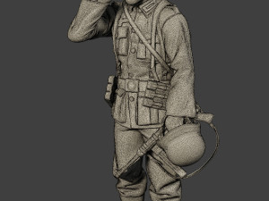 german soldier ww2 g6 pack1 3D प्रिंट मॉडल