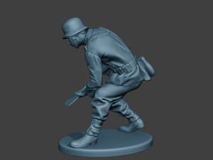 german soldier ww2 g6 pack1 3D प्रिंट मॉडल