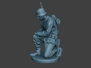 german soldier ww2 g6 pack1 3D प्रिंट मॉडल