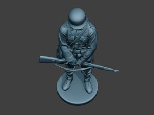 german soldier ww2 g6 pack1 3D प्रिंट मॉडल