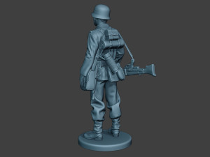 german soldier ww2 mg42 stand g7 3D 打印模型