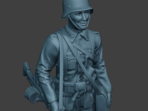 german soldier ww2 mg42 stand g7 3D 打印模型