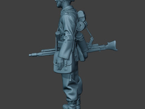 german soldier ww2 mg42 stand g7 3D 打印模型