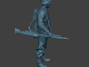 german soldier ww2 mg42 stand g7 3D 打印模型