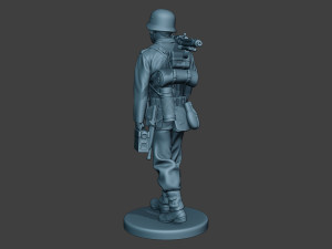 german soldier ww2 mg42 walk g7 3D प्रिंट मॉडल