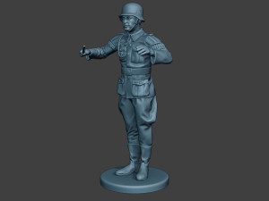 german musician soldier ww2 stand band boss g8 Modello di stampa 3D