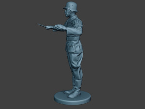 german musician soldier ww2 stand band boss g8 Modello di stampa 3D