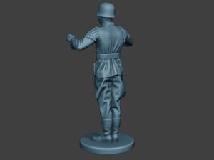 german musician soldier ww2 stand band boss g8 Modello di stampa 3D
