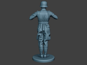 german musician soldier ww2 stand band boss g8 Modello di stampa 3D