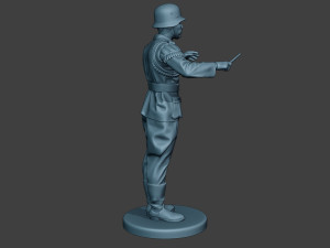german musician soldier ww2 stand band boss g8 Modello di stampa 3D