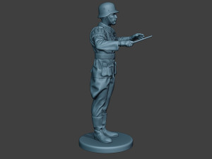 german musician soldier ww2 stand band boss g8 Modello di stampa 3D