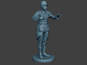 german musician soldier ww2 stand band boss g8 Modello di stampa 3D