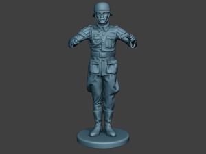 german musician soldier ww2 stand band boss g8 Modello di stampa 3D