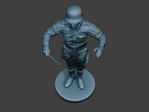 german musician soldier ww2 stand band boss g8 Modello di stampa 3D